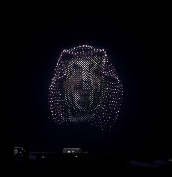 Sand & fun event - drones skylight show